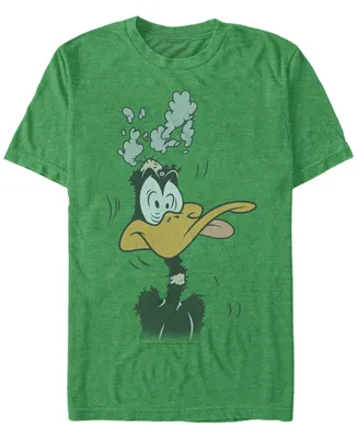 Fifth Sun Looney Tunes Men's Daffy Duck Brain Fried Short Sleeve T-Shirt