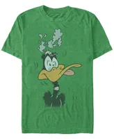 Fifth Sun Looney Tunes Men's Daffy Duck Brain Fried Short Sleeve T-Shirt
