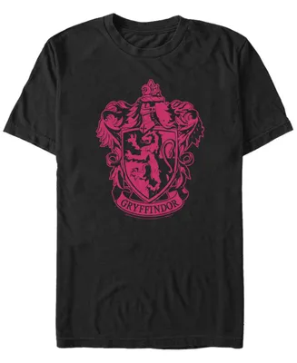 Fifth Sun Harry Potter Men's Simple Gryffindor House Crest Short Sleeve T-Shirt