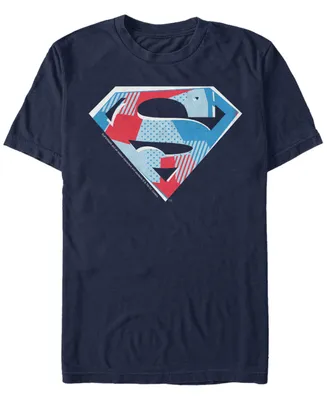 Fifth Sun Dc Men's Superman Cutout Logo Short Sleeve T-Shirt