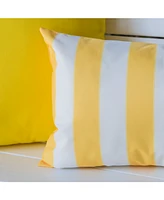 Homey Cozy Olivia Stripe Indoor/Outdoor Decorative Pillow, 12" x 20"