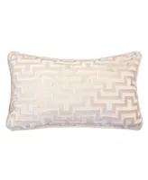 Homey Cozy Jasmine Modern Maze Rectangle Decorative Throw Pillow