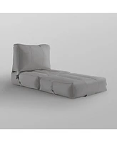 Loungie Cloudy Convertible Nylon Foam Lounger
