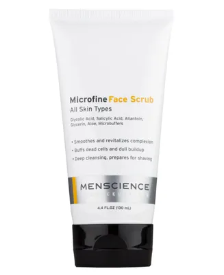 Menscience Microfine Face Scrub For Men 4.4 Fl.oz