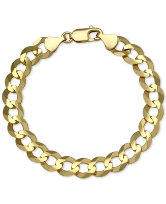 Cuban Chain Link Bracelet in 10k Gold