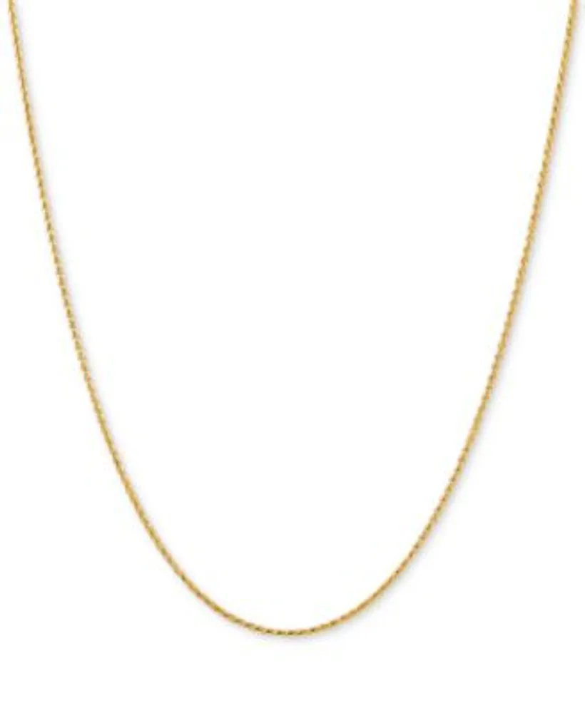 Italian Gold Wheat Link Chain Necklace Collection In 14k Gold