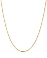 Italian Gold Wheat Link Chain Necklace Collection In 14k Gold