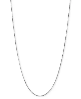 Italian Gold Wheat Link 18" Chain Necklace 14k