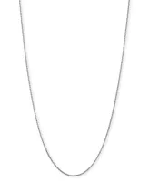 Italian Gold Wheat Link 18" Chain Necklace 14k