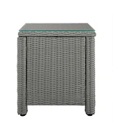 Crosley Bradenton Outdoor Wicker Rectangular Side Table