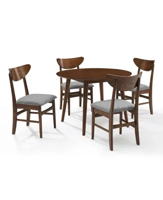 Crosley Landon 5 Piece Round Dining Set