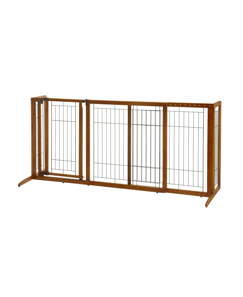 Richell Deluxe Freestanding Pet Gate - Medium