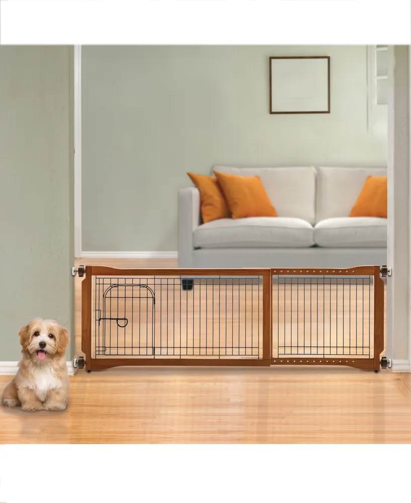 Richell Pet Sitter Freestanding Pet Gate Plus