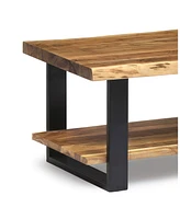 Alaterre Furniture Alpine Natural Live Edge Wood Coffee Table