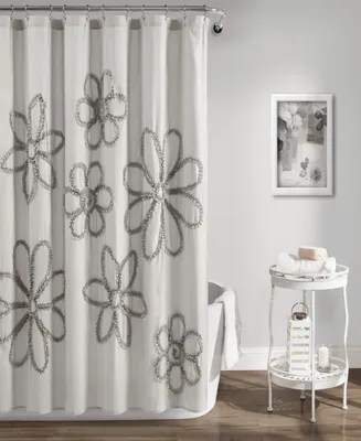 Ruffle Flower 72" x Shower Curtain