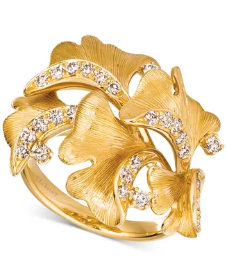 Le Vian Nude Diamond Sculptured Flower Statement Ring (1/2 ct. t.w.) 14k Gold