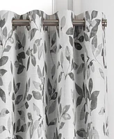 Avalon Botanical Print 52" x 95" Blackout Curtain Panel