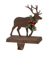 Glitzhome Reindeer Stocking Holder 2 Piece