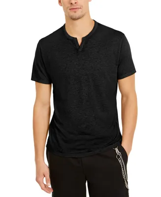 I.n.c. International Concepts Men's Split-Neck T-Shirt, Created for Macy's