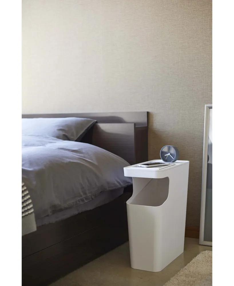 Yamazaki Home Tower Side Table Trash Can