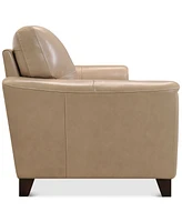 Brayna 65" Classic Leather Loveseat, Created for Macy's