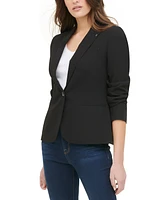 Tommy Hilfiger Women's One-Button Blazer