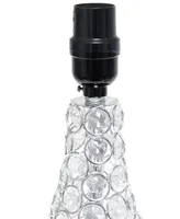 Elegant Designs Elipse Crystal Pinned Decorative Gourd Accent Table Lamp