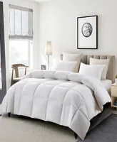 Serta White Goose Feather & Down Fiber Light Warmth Comforter