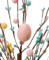 Glitzhome 18" Easter Eggs Table Tree
