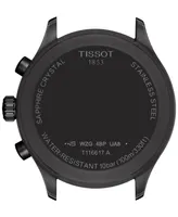 Tissot Men's Swiss Chrono Xl T-Sport Black Fabric Strap Watch 45mm