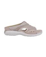 Easy Spirit Women's Traciee Square Toe Casual Flat Sandals