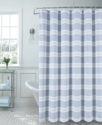Dainty Home Madison Striped 70" x 72" Shower Curtain