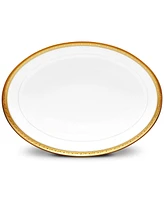 Noritake Crestwood Gold Oval Vegetable Bowl