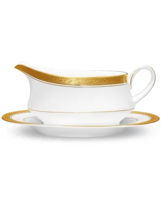 Noritake Crestwood Gold Gravy with Tray