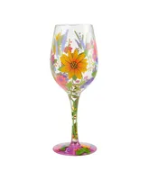 Enesco Lolita Wine in the Garden Wine Glass