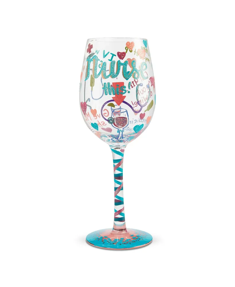 Enesco Lolita Nurse This Wine Glass