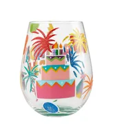 Enesco Lolita Birthday Bash Stemless Wine Glass