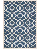 Long Street Looms Shady Brights SHA04 Azure 5'3" x 7'5" Outdoor Area Rug