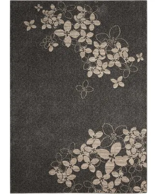 Long Street Looms Samuel SAM02 Charcoal 5'3" x 7'3" Area Rug