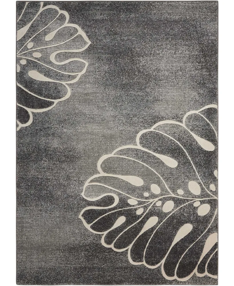 Long Street Looms Samuel SAM04 Gray 5'3" x 7'3" Area Rug