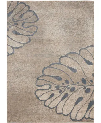 Long Street Looms Samuel SAM04 Beige 5'3" x 7'3" Area Rug