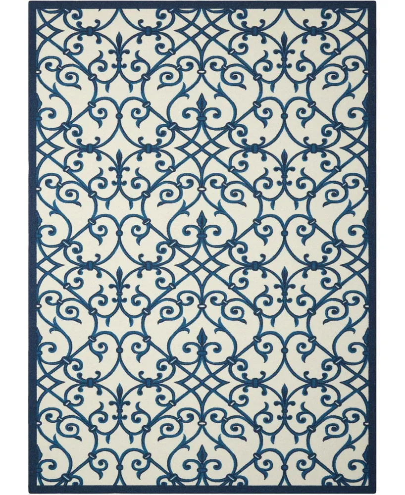 Long Street Looms Backyard BAC093 7'9" x 10'10" Outdoor Area Rug