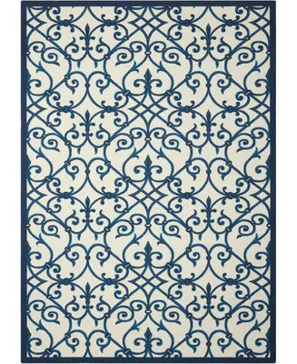 Long Street Looms Backyard BAC093 7'9" x 10'10" Outdoor Area Rug