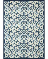 Long Street Looms Backyard BAC093 7'9" x 10'10" Outdoor Area Rug