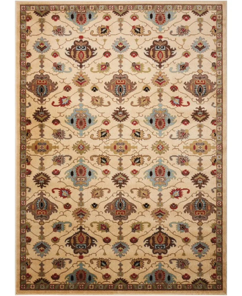 Long Street Looms Modino MOD02 Ivory 5'3" x 7'3" Area Rug