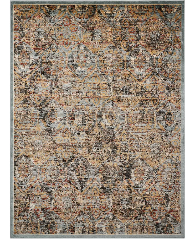 Long Street Looms Modino MOD06 Blue 7'10" x 10'10" Area Rug