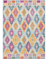 Long Street Looms Zeal ZEA02 Multi 3'9" x 5'9" Area Rug