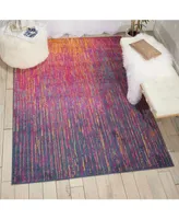 Long Street Looms Zeal ZEA09 Multi 6'7" x 9'6" Area Rug