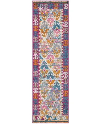 Long Street Looms Zeal ZEA12 Ivory 2'2" x 7'6" Runner Rug