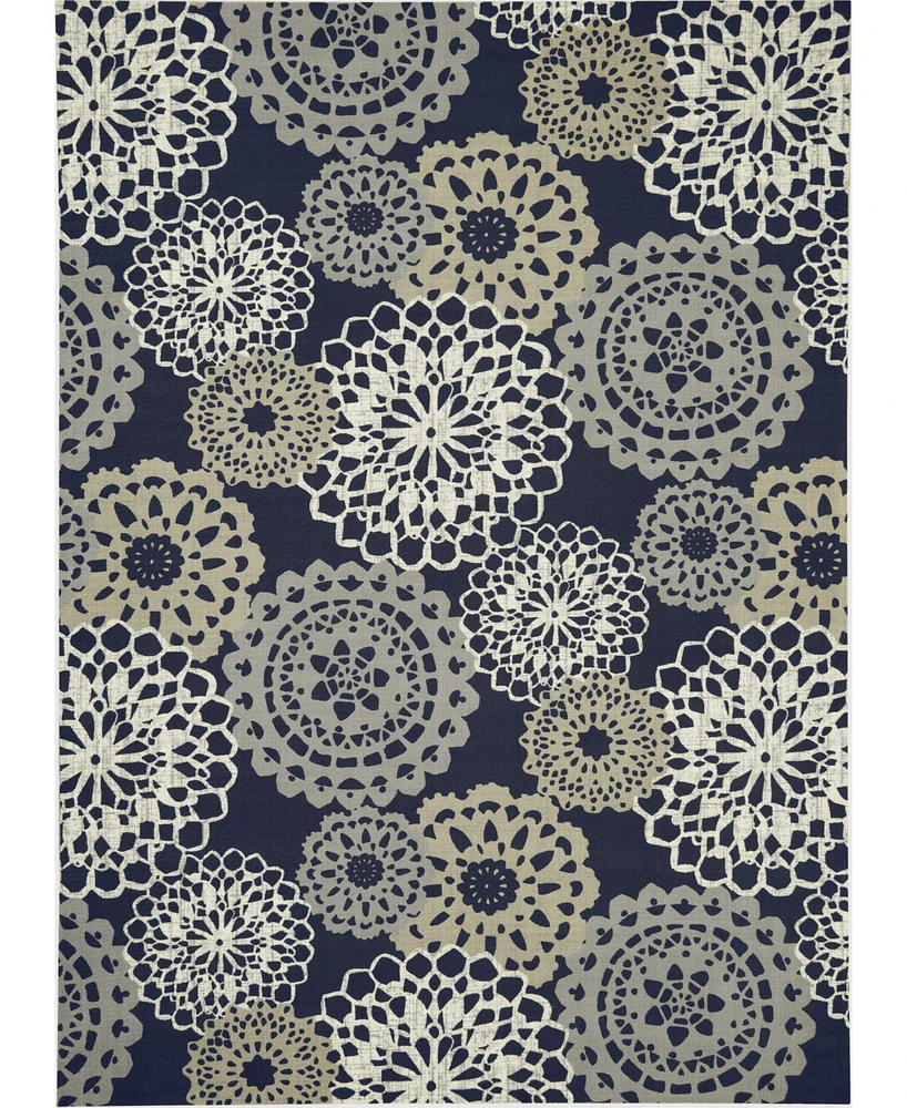 Long Street Looms Shady Brights SHA72 7'9" x 10'10" Outdoor Area Rug